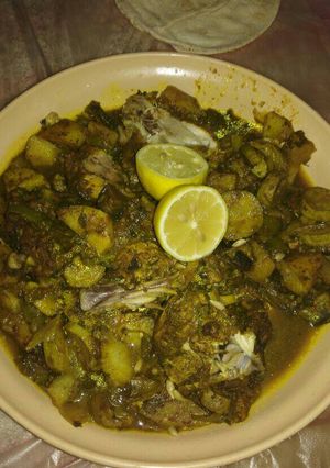 صورة لوصفة دجاج بالخضار بالبخار 😋