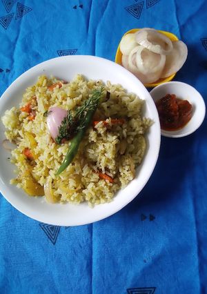 A picture of Pudina rice.