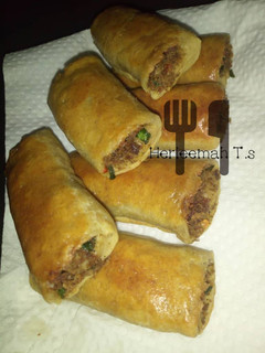 A picture of Meat roll.