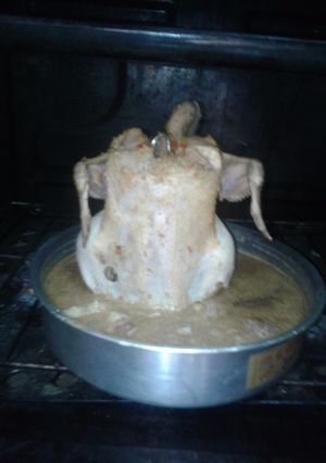 صورة لوصفة دجاج الزجاجة