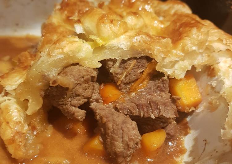 Simple Way to Make Homemade Beef and ale pie
