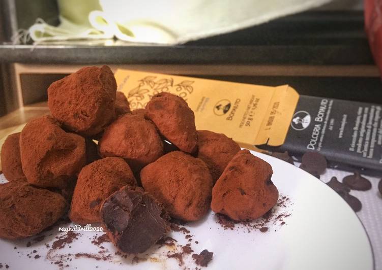 Resep Terbaik Home made chocolate truffles Sedap