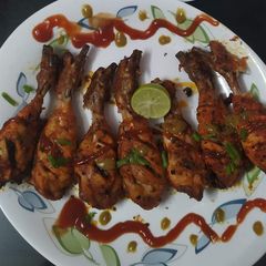 A picture of Baked Lemon pepper chicken drumsticks.