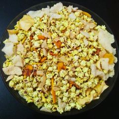 A picture of Red sorghum popcorn.