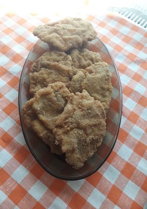 O poză a rețetei Șnițele crocante de porc.