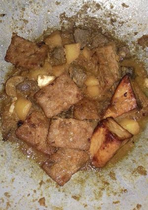 Foto resep Empal daging tahu tempe simple endolls