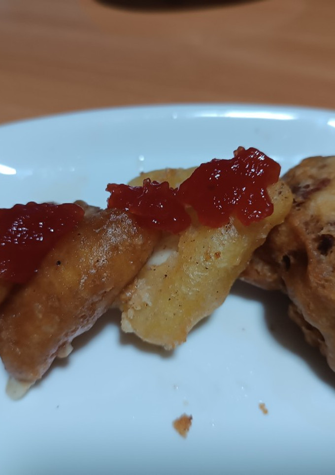 Una foto de Donut de carne en tempura