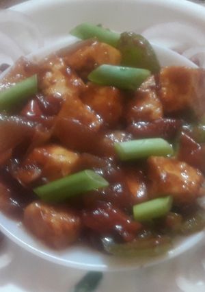 চিলি পনির(chilli paneer recipe in bengali) রেসিপির প্রধান ছবি
