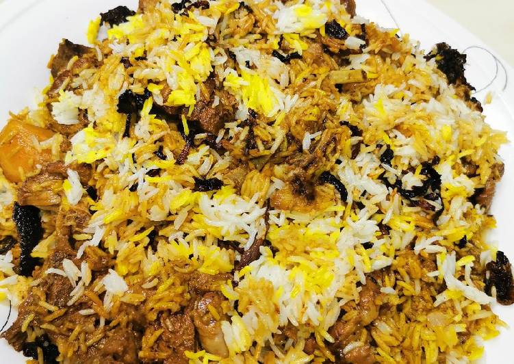زربيان عدني باللحم 😋😋😋