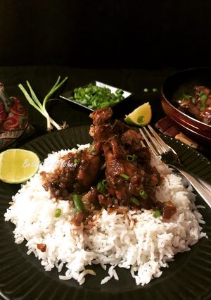 A picture of Filipino Chicken Adobo.