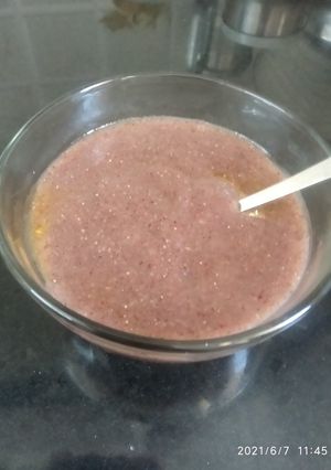 A picture of Ragi Halwa - Baby food.