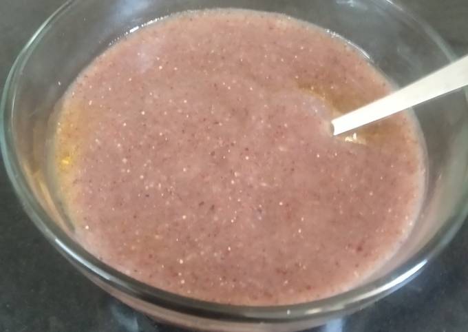 Recipe of Delicious Ragi Halwa - Baby food