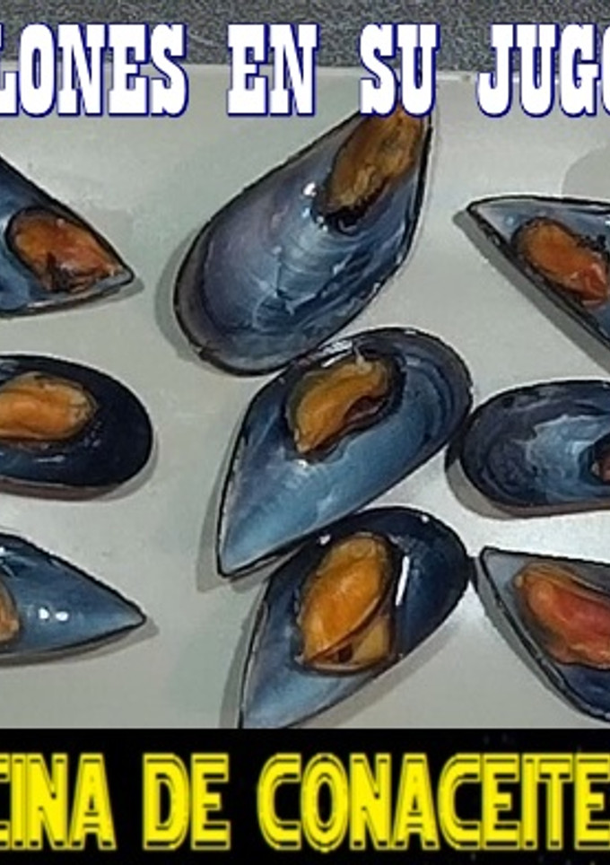Una foto de Mejillones marineros en su jugo, receta express, en microondas al vapor