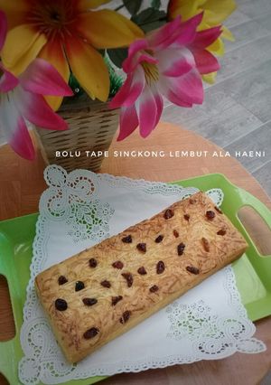 Foto resep 🧀Bolu Tape Singkong Keju Simple nan Lembut🍠