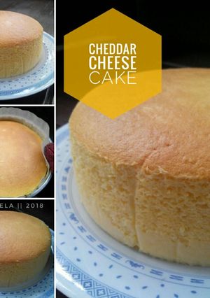 Foto resep Cheddar Cheesecake (versi irit-tanpa cream cheese)