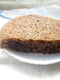 A picture of Eggless and zero sugar banana cake.