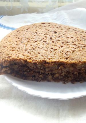 A picture of Eggless and zero sugar banana cake.