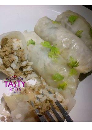 A picture of Steamed cabbage.