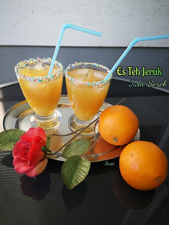 Foto resep Es Teh Jeruk Jahe Sereh