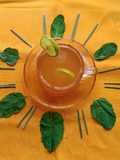 Mint leaves and Lemon Grass Ginger Tea