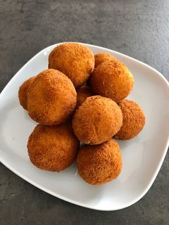 Una foto de Croquetas de Chistorra con Thermomix