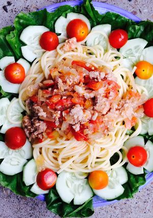 Hình của món Mỳ spaghetti đãi gia đình cho buổi tối sum vầy!.