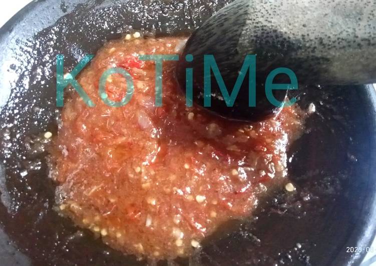 05. Sambel trasi ga pedes😋