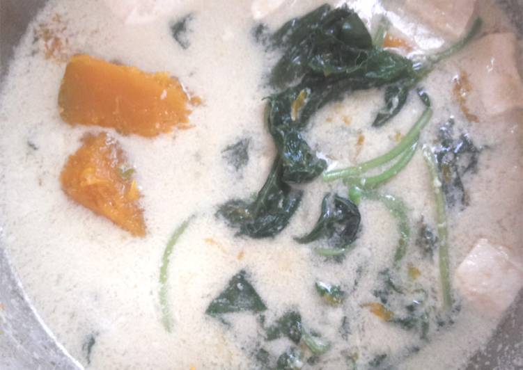 Cara mudah mengolah Sayur santan Labu kuning yang Enak Banget
