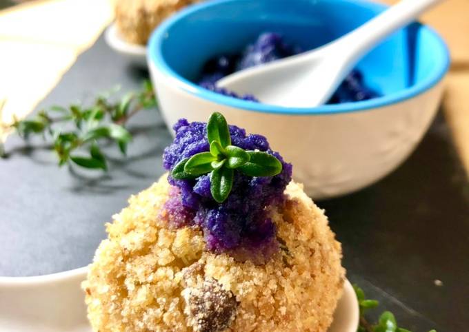 Modo semplice a Fai  Qualsiasi notte della settimana Polpette di legumi e salsa di Cavolo Rosso