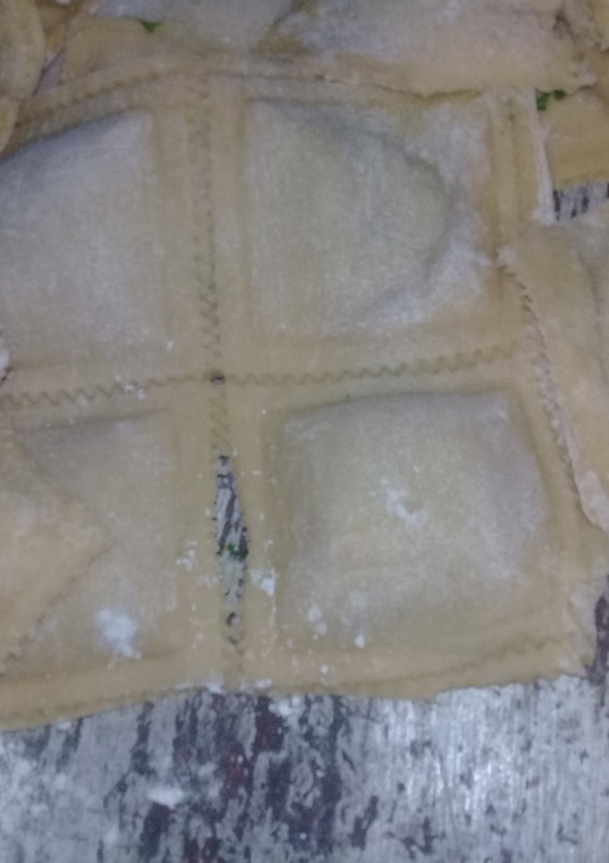 Una foto de Ravioles de espinacas caseros!!