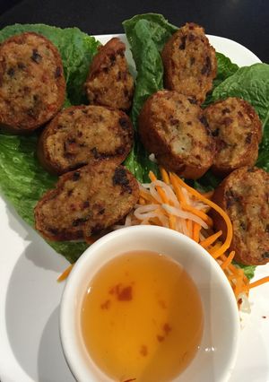 Hình của món Bánh mì tôm.