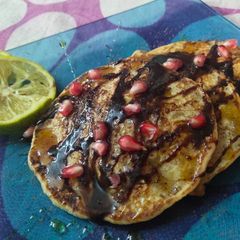 A picture of Whole wheat pancakes.