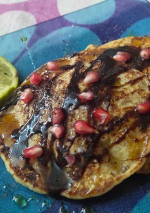 A picture of Whole wheat pancakes.