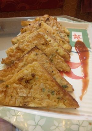 A picture of Masalah bread toast.