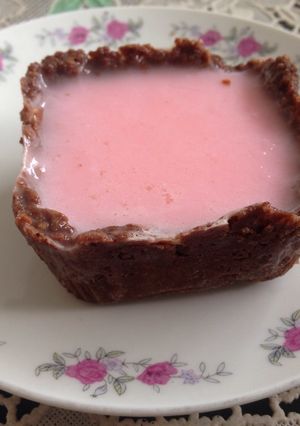 Foto resep Choco Straw Pudding Pie