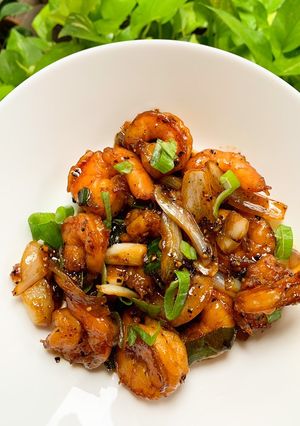 Foto resep Udang Lada Hitam