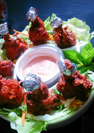 A picture of Chicken 65.
