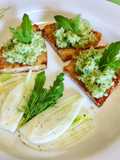 Bruschetta with Fennel and Arugula Pesto