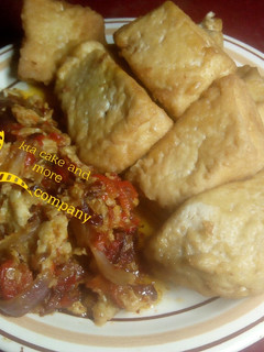 Awara da egg souce ainihin hoton girkin