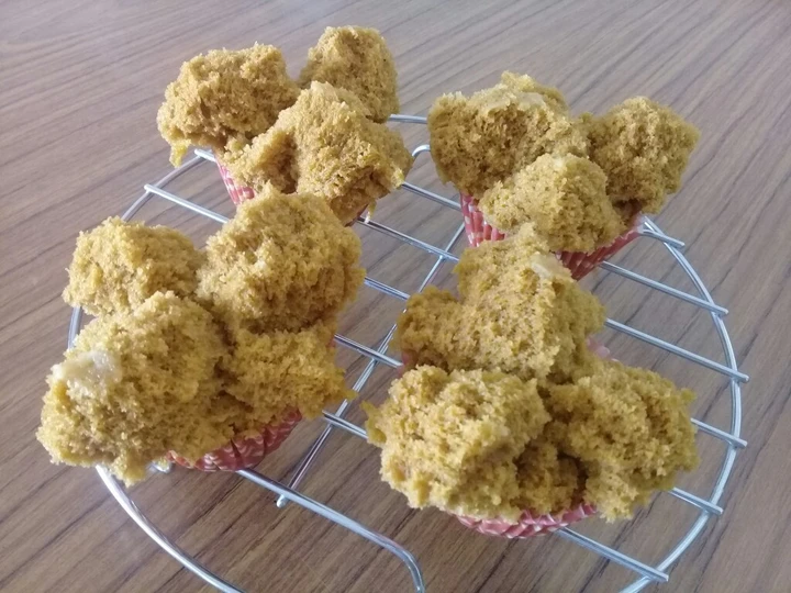 Langkah Gampang Membuat Resep Bolu kukus gula merah mekar yang Uenak Anti Ribet, Bikin Ngiler