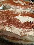 Tiramisu Coffee Cake | No-Bake Cake | Marie biscuit Dessert