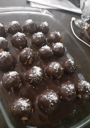 عکسی از دستور توپک سیب و شکلات