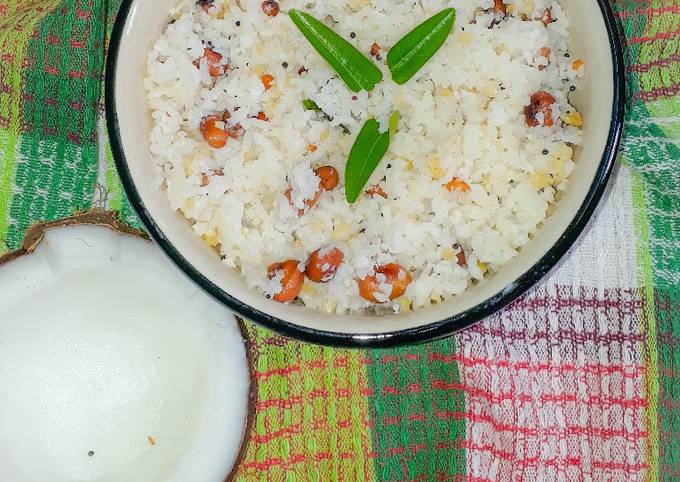 Simple Way to Prepare Quick Coconut rice