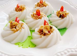 Foto resep Kue Talam Gurih (Isian Ebi & Lobak manis)