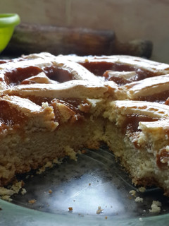 Una foto de Pastafrola de dulce de leche
