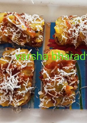 स्टफ्ड टोस्ट (stuffed toast recipe in Hindi) रेसिपी मुख्य फोटो