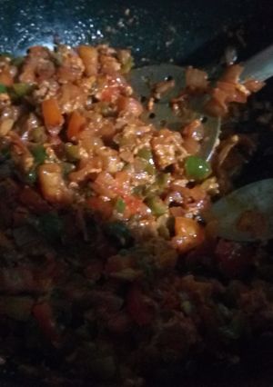 A picture of Capsicum sabzi.