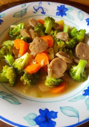 Foto resep Tumis bakso brokoli saus tiram
