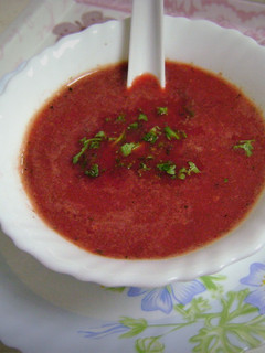 A picture of Beetroot Soup.