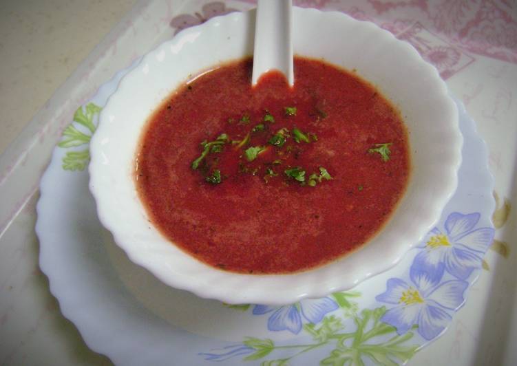 Recipe of Quick Beetroot Soup